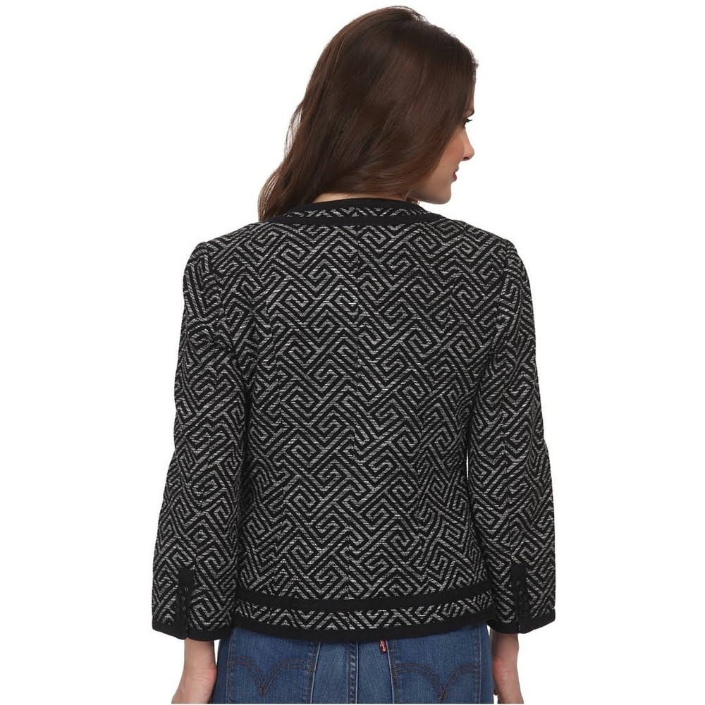 Pendleton Amanda Print Blazer Jacket 3/4 Sleeve S… - image 4